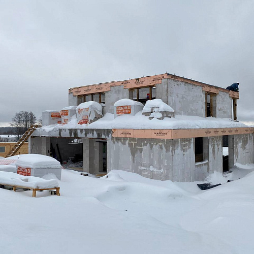 Дом и баня в КП Симагино Парк