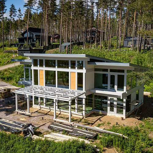 Фахверк в КП Акватория
